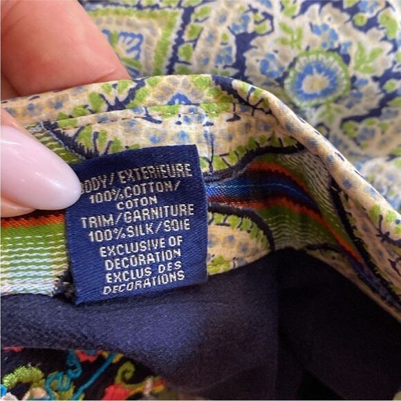 Robert Graham Men's Patterned Shirt - Green and Blue, XL - Picture 13 of 13